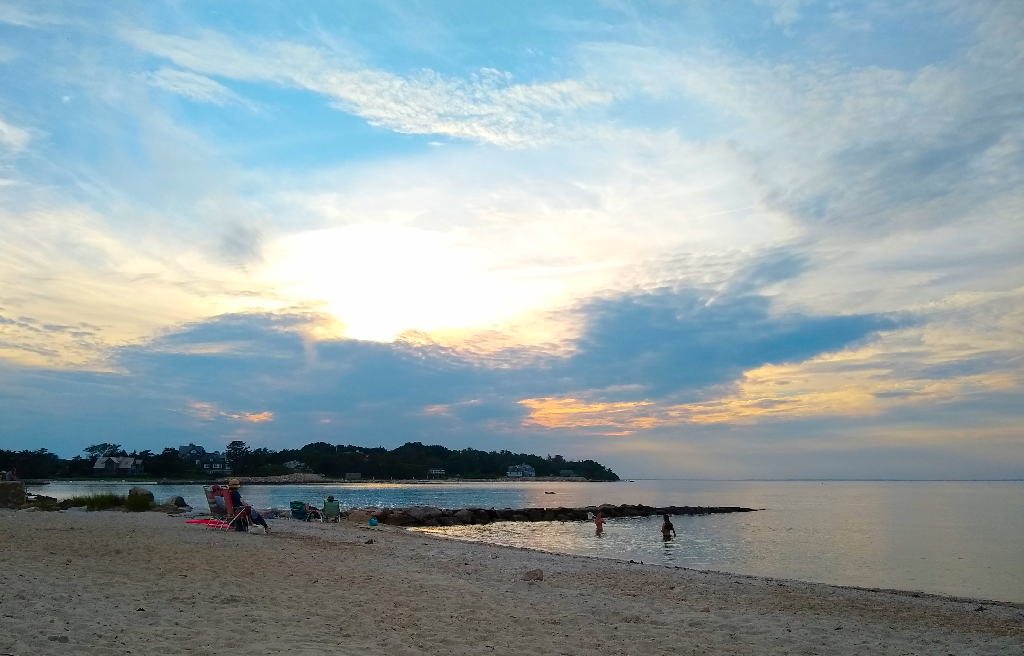 Readings on the beach.